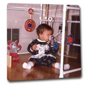 Baby enjoying the Little Room