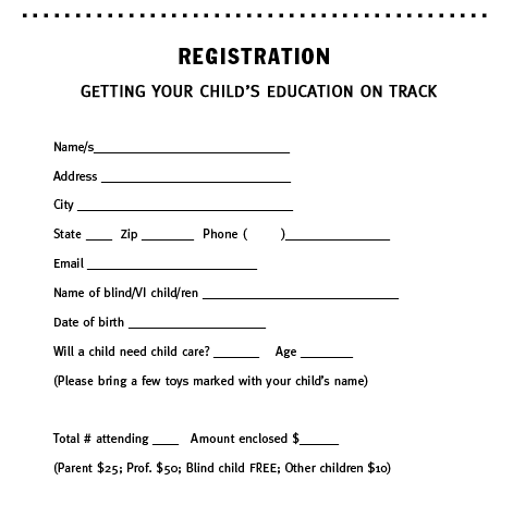 Registration Form Template on Registration Form